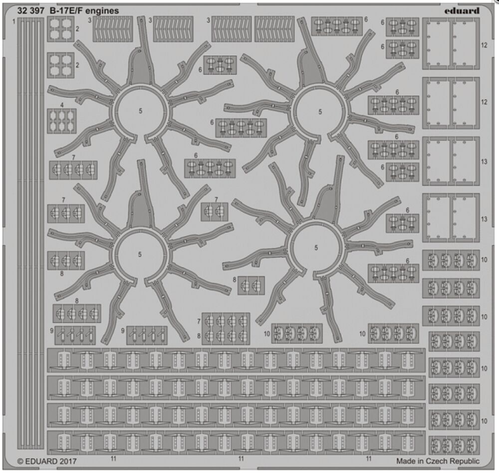 B-17E/F engines for HKM