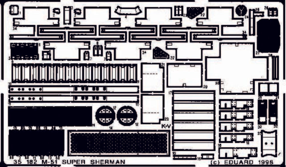 M51 Super Sherman Detailbausatz