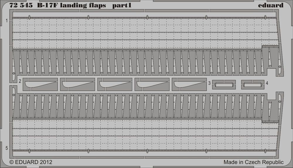 B-17F landing flaps for Revell