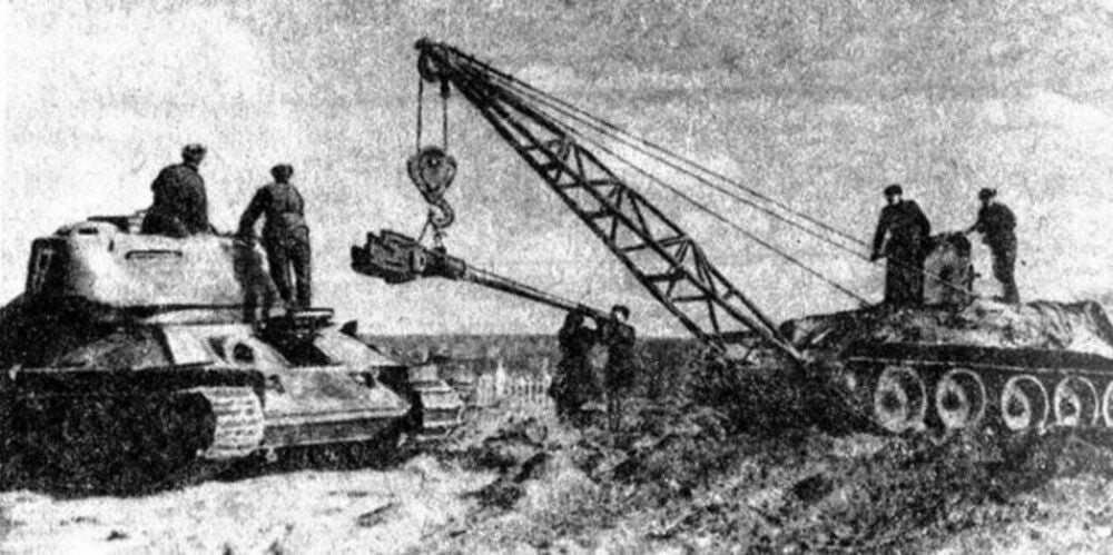 T-34 CRANE tank