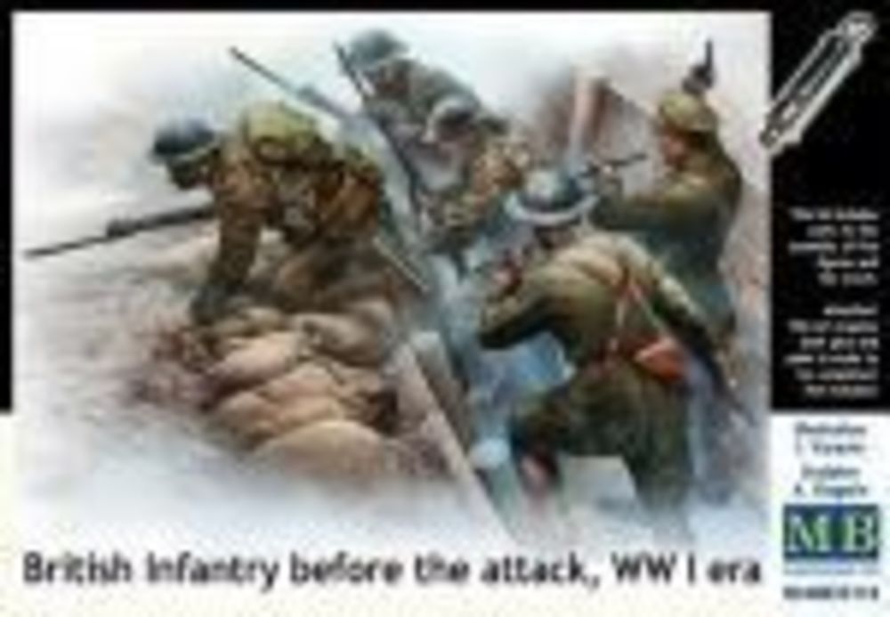 British infantry before attack,WWI era