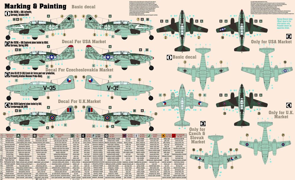 Me-262B-1a ���Doppelsitzsiger��� START SET