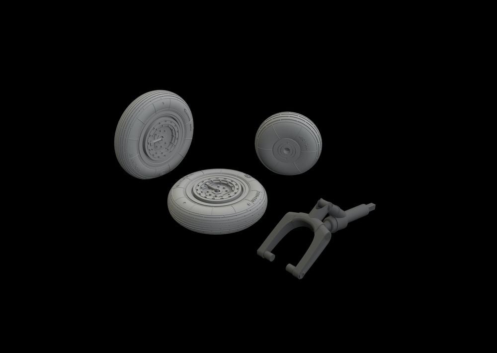 MiG-15 wheels 1/48 for BRONCO