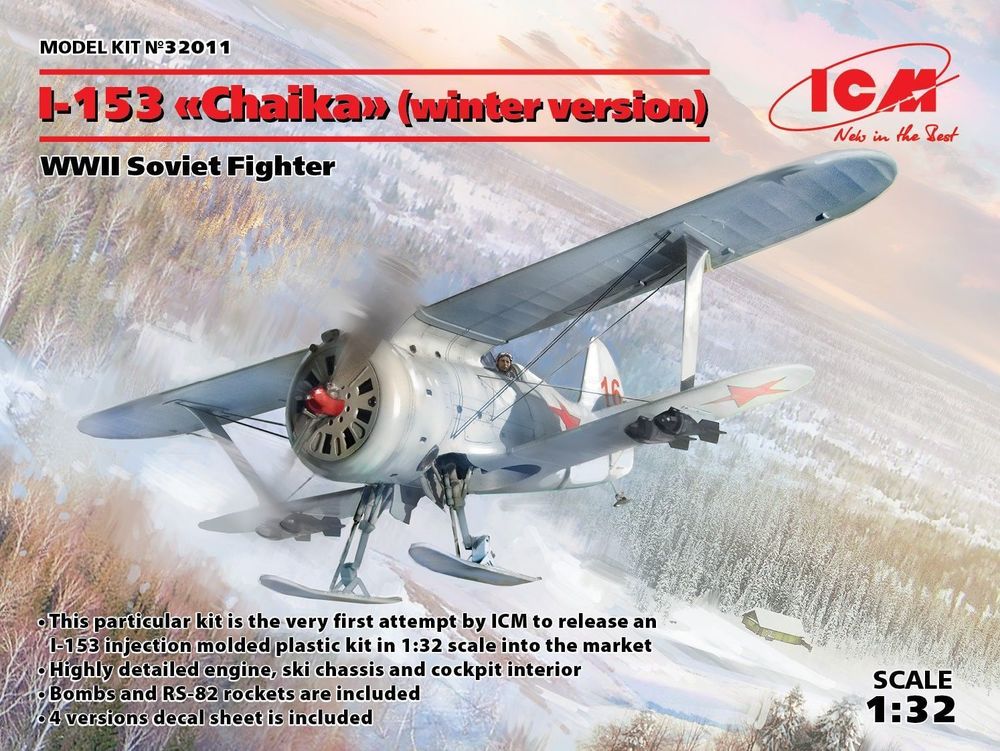 I-153(winter version),WWII Soviet Fighte