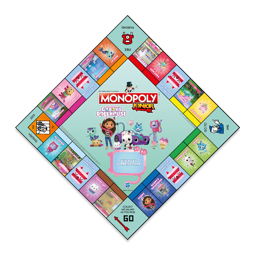 Winning Moves Gabby's Dollhouse English - Monopoly Junior