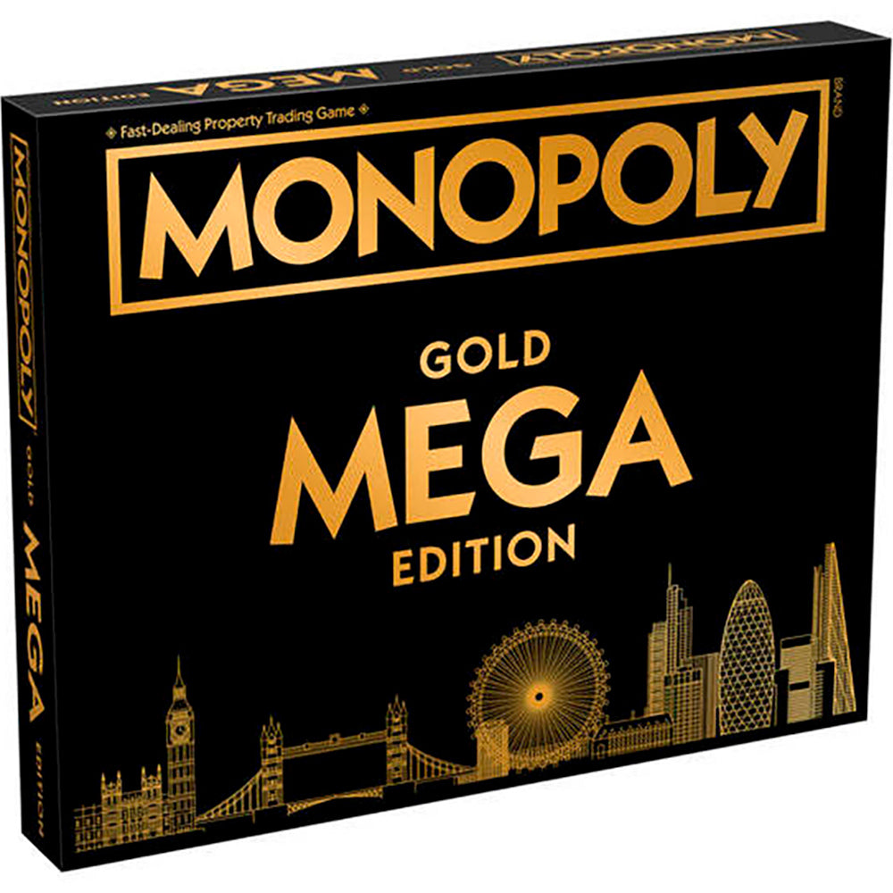 Winning Moves Mega Gold - Monopoly English UK