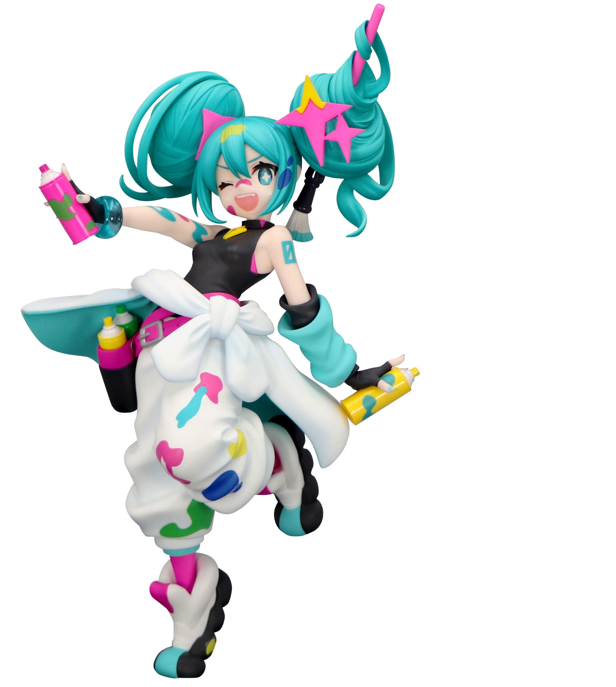Hatsune Miku Trio-Try-iT PVC Statue Miku Paint Girl 19 cm