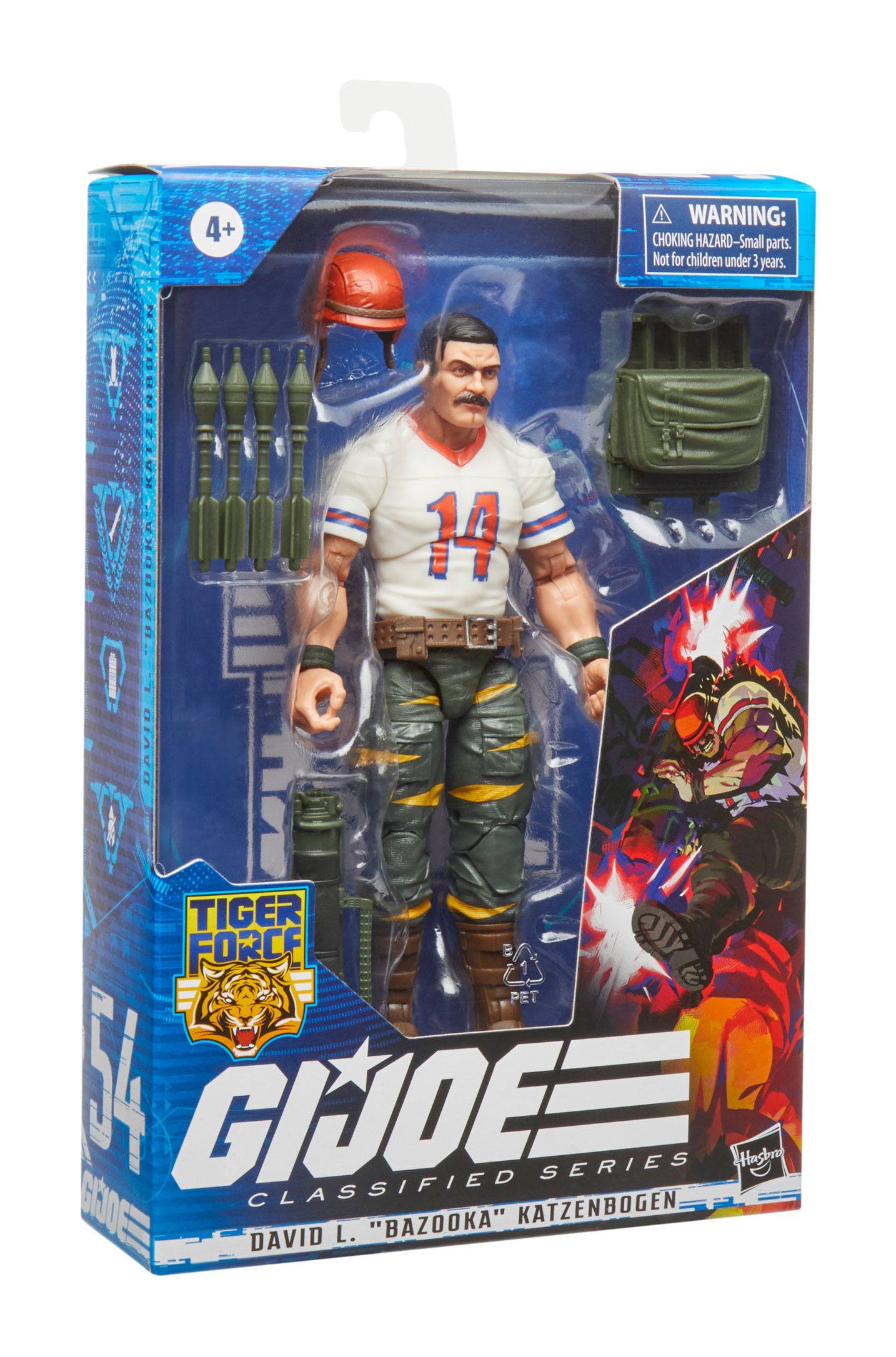 G.I. Joe Classified Series Action Figure 2023 Tiger Force: David L. Bazooka Katzenbogen 15 cm