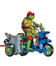 Teenage Mutant Ninja Turtles: Mutant Mayhem Action Figure Raphael & Scooter with Sidecar 11 cm