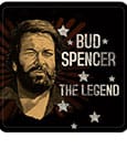 Bud Spencer Tin coasters The Legend 10 x 10 cm