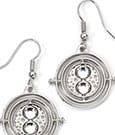 Harry Potter Earrings Time Turner (Silver Tone)
