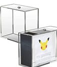 Evoretro Acrylic Display Case for Booster Boxes / Elite Trainer Boxes Ver. 2 with Sliding Lid