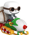 Nightmare before Christmas POP! Rides Vinyl Figure Jack w/Goggles & Snowmobile 18 cm