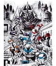 Teenage Mutant Ninja Turtles Art Print 40th Anniversary Limited Edition 42 x 30 cm