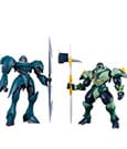 Starknight Tekkaman Blade Moderoid Plastic Model Kits 2-Pack Tekkaman Dagger & Tekkaman Axe