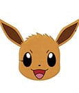 Pokemon Pillow Evoli 35 cm