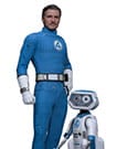 The Fantastic Four: First Steps Movie Masterpiece Action Figure 2-Pack 1/6 Mister Fantastic & H.E.R.B.I.E. 30 cm