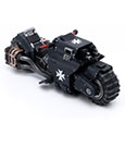 Warhammer 40k Vehicle 1/18 Black Templars Outrider Bike 22 cm