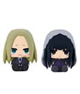 Sakamoto Days Pote Raba Rubber Mascot PVC Mini Figure Shishiba & Osaragi 8 cm