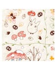 My Neighbor Totoro Mini Towel Wreath of Nuts 25 x 25 cm