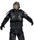 The Walking Dead  Action Figure Gas Mask Zombie (Season 4) 13 cm