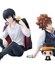 Katekyo Hitman Reborn! G.E.M. Series PVC Statue Tsuna & Reborn & Hibari & Hibird Palm Size Set 8 cm