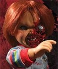 Child's Play 3 Designer Series Talking Pizza Face Chucky 38 cm