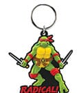 Teenage Mutant Ninja Turtles Soft Touch PVC Bag Clip Raphael