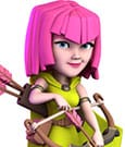 World of Clash Minix Figure Archery 12 cm