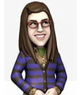 The Big Bang Theory Minix Figure Amy Farrah Fowler 12 cm
