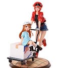 Cells at Work Prisma Wing PVC Statue Red Blood Cell & Platelet  26 cm