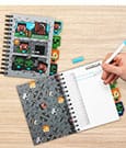 Minecraft Notebook with Dividers Kuromi Fluffy