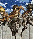 Blue Lock Acrylic Diorama Eren, Mikasa & Armin 20 cm