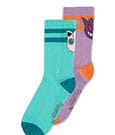Pokemon Socks 2-Pack Heads Grey 39-42