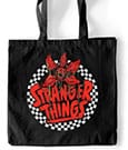 Stranger Things Tote Bag Checkered Circle