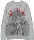 Chainsaw Man Sweater Power Grey Melange Size L