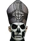 Ghost Mask with Hat Papa Emeritus II Deluxe