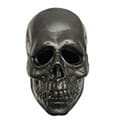 Don Post Vinyl Mask Black Skull