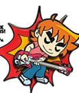 Scott Pilgrim Pin Badge Scott Playing Guitar 5 cm