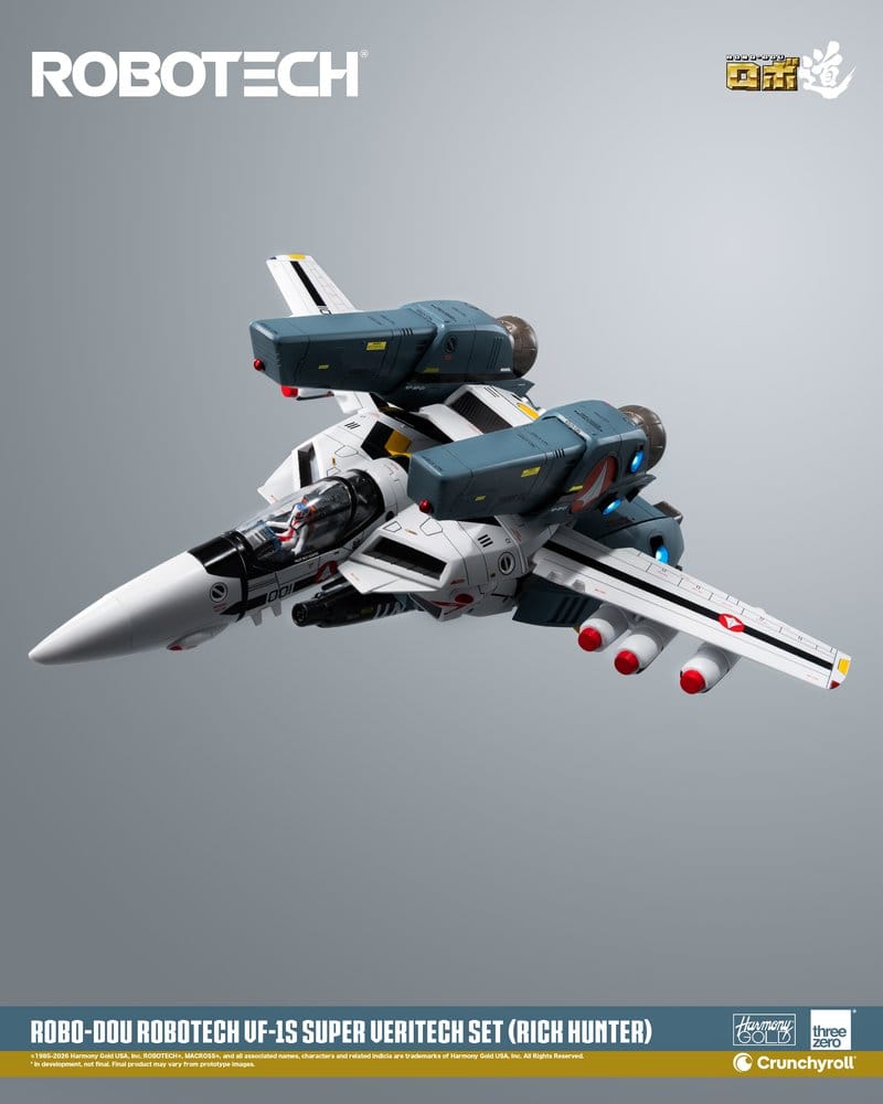 Robotech Robo-Dou Action Figure VF-1S Super Veritech Set (Rick Hunter) 20 cm