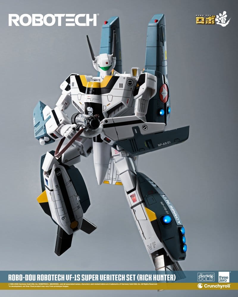 Robotech Robo-Dou Action Figure VF-1S Super Veritech Set (Rick Hunter) 20 cm