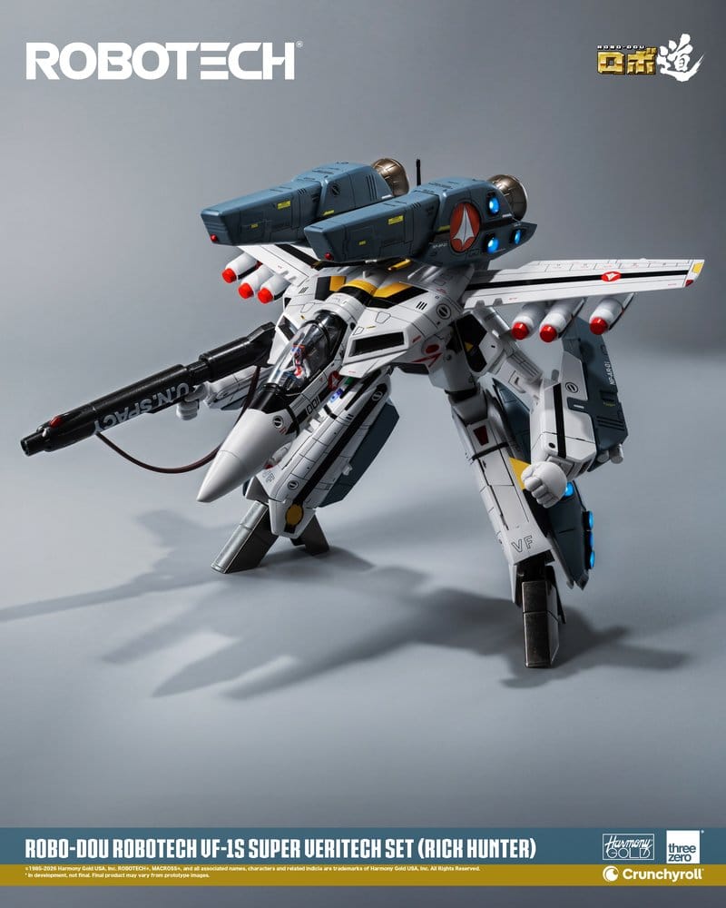 Robotech Robo-Dou Action Figure VF-1S Super Veritech Set (Rick Hunter) 20 cm