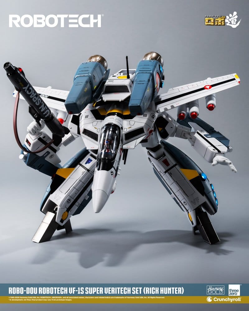Robotech Robo-Dou Action Figure VF-1S Super Veritech Set (Rick Hunter) 20 cm