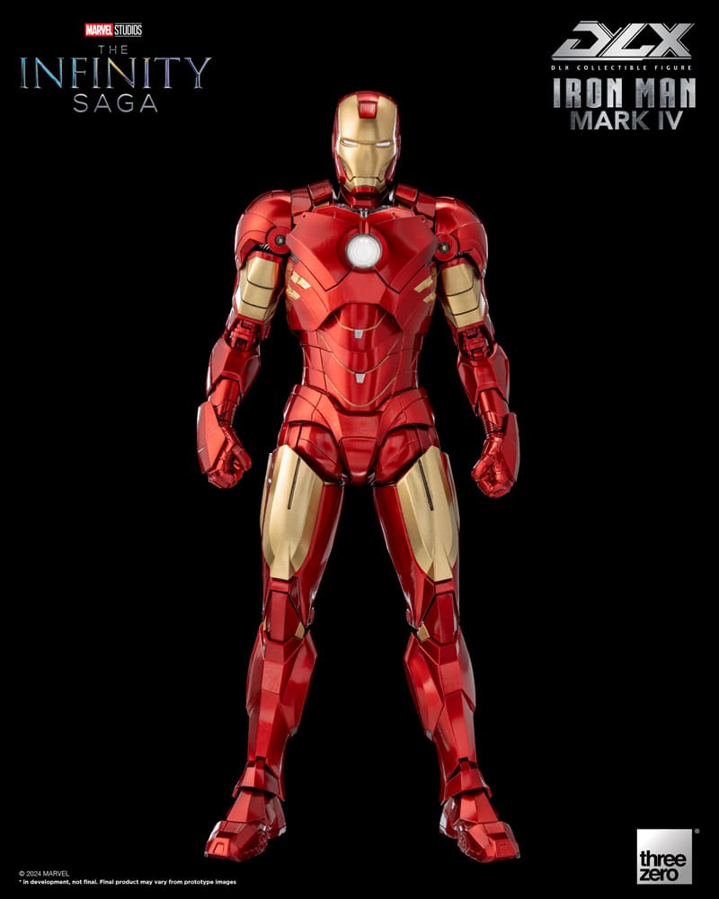 Infinity Saga DLX Action Figure 1/12 Iron Man Mark 4 17 cm