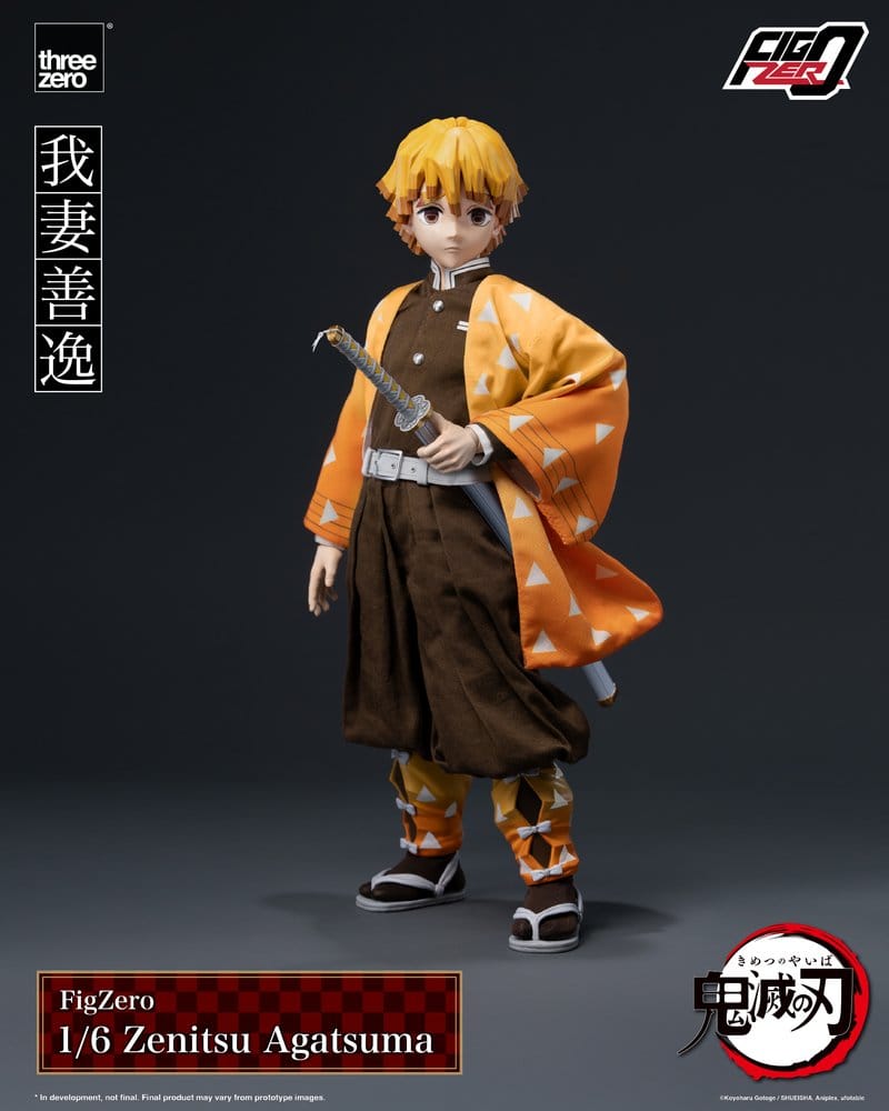 Demon Slayer: Kimetsu no Yaiba FigZero Action Figure 1/6 Zenitsu Agatsuma 28 cm