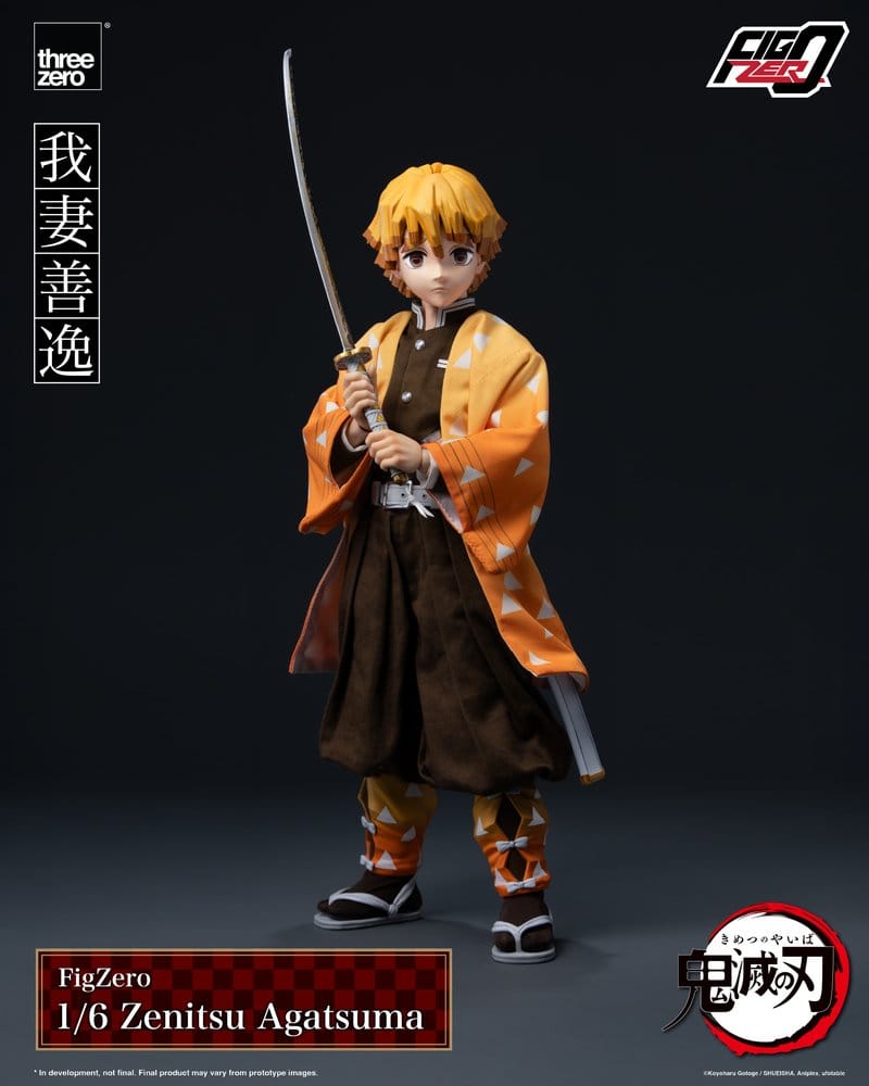 Demon Slayer: Kimetsu no Yaiba FigZero Action Figure 1/6 Zenitsu Agatsuma 28 cm