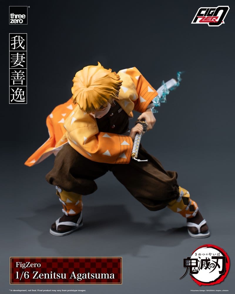 Demon Slayer: Kimetsu no Yaiba FigZero Action Figure 1/6 Zenitsu Agatsuma 28 cm