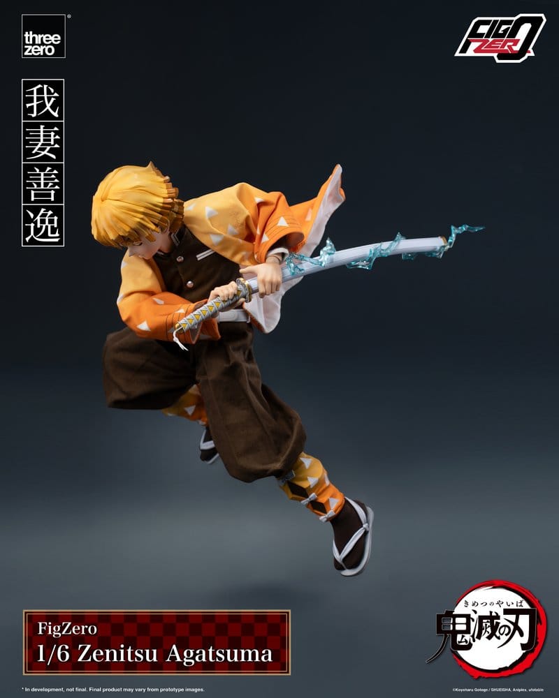 Demon Slayer: Kimetsu no Yaiba FigZero Action Figure 1/6 Zenitsu Agatsuma 28 cm