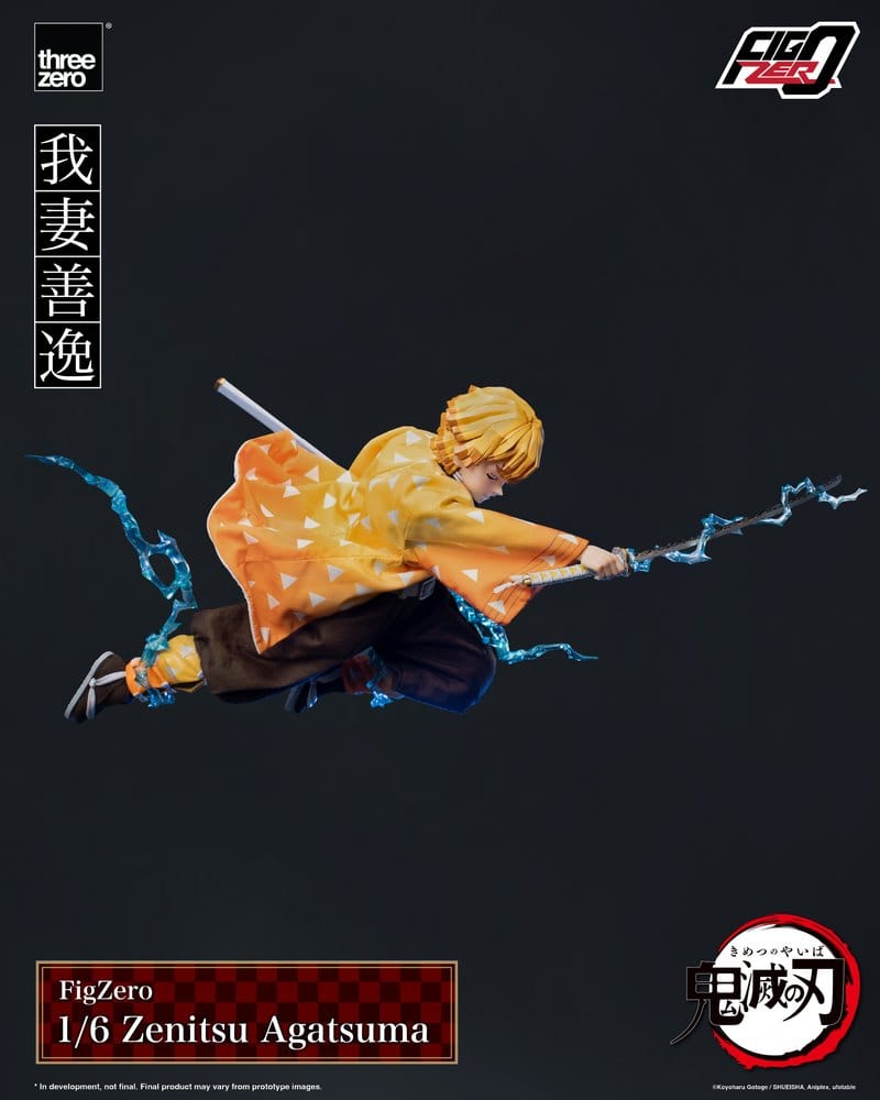 Demon Slayer: Kimetsu no Yaiba FigZero Action Figure 1/6 Zenitsu Agatsuma 28 cm