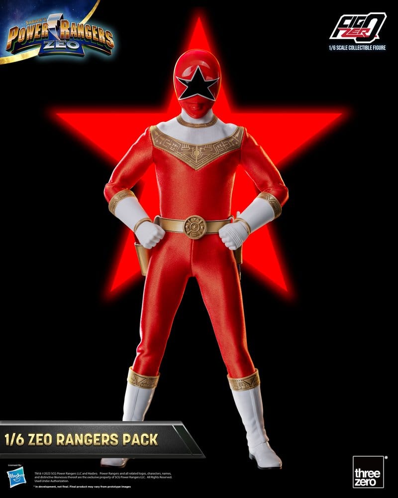 Power Rangers Zeo FigZero Action Figures 1/6 5-Pack Zeo Rangers 30 cm
